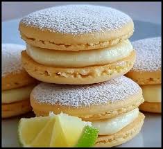 Receta de Galletas rellenas con limón