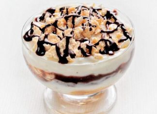 Mousse de quinua y guanábana Mousse de quinua y guanábana