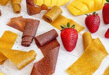 Receta de Rollitos de fruta Receta de Rollitos de fruta