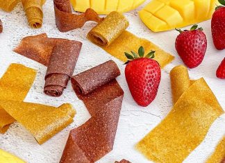 Receta de Rollitos de fruta Receta de Rollitos de fruta