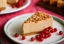 Tarta de turrón navideño Tarta de turrón navideño