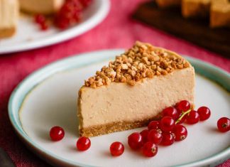 Tarta de turrón navideño Tarta de turrón navideño