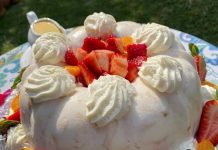 Receta Bavarois de chirimoya Receta Bavarois de chirimoya
